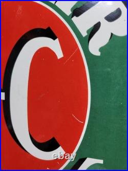 Vintage Sinclair Porcelain Sign Old Motor Oil Curved Gas Pump Plate Garage 12 Vintage Sinclair Porcelain Sign Old Motor Oil Curved Gas Pump Plate Garage 12