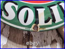Vintage Sinclair Porcelain Sign Old Motor Oil Curved Gas Pump Plate Garage 12 Vintage Sinclair Porcelain Sign Old Motor Oil Curved Gas Pump Plate Garage 12