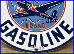 Vintage Smith-o-lene Porcelain Sign Gas Station Pump Plate Motor Oil Service