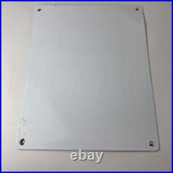 Vintage Standard Red Crown Sign Porcelain Torch Gas Motor Oil Pump Plate Sign