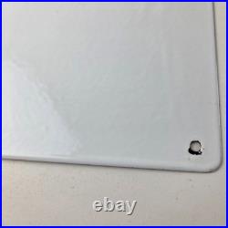 Vintage Standard Red Crown Sign Porcelain Torch Gas Motor Oil Pump Plate Sign