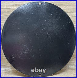 Vintage Strauss Stores Big Town Motor Oil Porcelain Sign Gasoline Station Servic