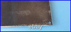 Vintage Sunoco Mercury Made Sign Auto Gas Pump Plate Porcelain Motor Oil Sign