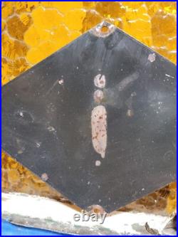 Vintage Sunoco Porcelain Sign Old Car Truck Motor Oil Gas Advertising Display