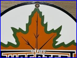 Vintage Supertest Gasoline Porcelain Sign Gas Station Pump Plate Motor Oil