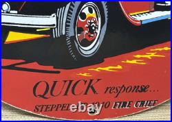 Vintage Texaco Fire Chief Gasoline Porcelain Sign Motor Oil Gas Station Pump