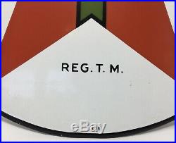 Vintage Texaco Gasoline Motor Oil Lubester Porcelain Sign Plate Pump 15 VG 4-36