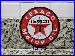 Vintage Texaco Lubester Sign Motor Oil Gas Station Service Pump Topper Texas Co