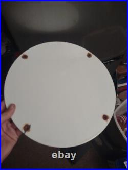 Vintage Texaco Motor Oil Porcelain Enamel Sign 12 Inches Round Dealership Sign Vintage Texaco Motor Oil Porcelain Enamel Sign 12 Inches Round Dealership Sign