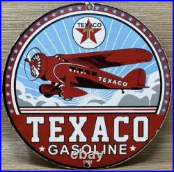 Vintage Texaco Motor Oil Porcelain Sign Texas Gasoline Gas Station Pump Plate Vintage Texaco Motor Oil Porcelain Sign Texas Gasoline Gas Station Pump Plate