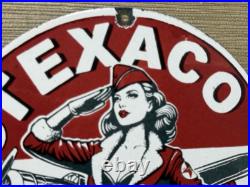 Vintage Texaco Motor Oil Porcelain Sign Texas Gasoline Gas Station Pump Plate Vintage Texaco Motor Oil Porcelain Sign Texas Gasoline Gas Station Pump Plate