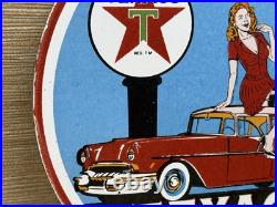 Vintage Texaco Motor Oil Porcelain Sign Texas Gasoline Gas Station Pump Plate Vintage Texaco Motor Oil Porcelain Sign Texas Gasoline Gas Station Pump Plate