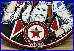 Vintage Texaco Motor Oil Porcelain Sign Texas Gasoline Gas Station Pump Plate Vintage Texaco Motor Oil Porcelain Sign Texas Gasoline Gas Station Pump Plate