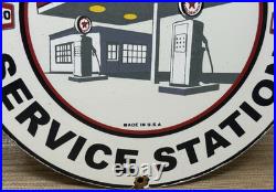 Vintage Texaco Motor Oil Porcelain Sign Texas Gasoline Gas Station Pump Plate