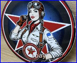 Vintage Texaco Motor Oil Porcelain Sign Texas Gasoline Gas Station Pump Plate Vintage Texaco Motor Oil Porcelain Sign Texas Gasoline Gas Station Pump Plate