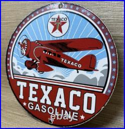 Vintage Texaco Motor Oil Porcelain Sign Texas Gasoline Gas Station Pump Plate Vintage Texaco Motor Oil Porcelain Sign Texas Gasoline Gas Station Pump Plate
