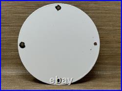 Vintage Texaco Motor Oil Porcelain Sign Texas Gasoline Gas Station Pump Plate