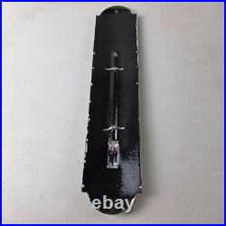 Vintage Texaco Motor Oil Sign Gas Pump Ad Sign on Porcelain Thermometer