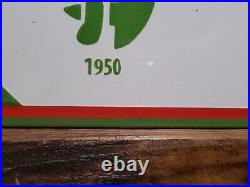Vintage Texaco Porcelain Sign Oil Gas Outboard Boat Motor Dealer Sales Service