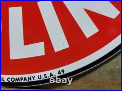 Vintage Texaco Porcelain Sign Old Motor Oil Station Service 12 Gas Pump Plate