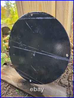 Vintage That Good Gulf Gasoline Porcelain Gas Pump Motor Oil Sign 12