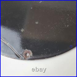 Vintage Tiolene Motor Oil Porcelain Sign Rat Fink Sign Gas Pump Plate Sign