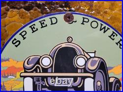 Vintage Union Gasoline Porcelain Sign Motor Oil Gasoline Gas Pump Plate Service