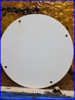 Vintage Union Gasoline Porcelain Sign Motor Oil Gasoline Pump Plate Power Speed