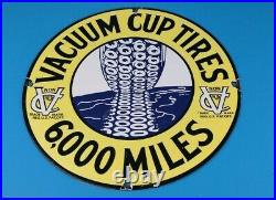 Vintage Vacuum Tires Porcelain Gas Motor Oil Automobile Michelin Service Sign