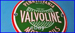 Vintage Valvoline Motor Oil Sign Gas Pump Station Porcelain Sign Vintage Valvoline Motor Oil Sign Gas Pump Station Porcelain Sign