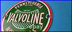 Vintage Valvoline Motor Oil Sign Gas Pump Station Porcelain Sign Vintage Valvoline Motor Oil Sign Gas Pump Station Porcelain Sign