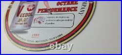 Vintage Veedol Motor Oil Sign High Octane Service Gas Pump Porcelain Sign Vintage Veedol Motor Oil Sign High Octane Service Gas Pump Porcelain Sign