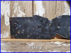 Vintage Veedol Porcelain Sign Old Motor Oil Service Garage Gas Station Stork