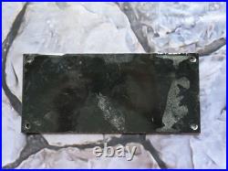 Vintage Washington Motors Used Cars Porcelain Sign Motor Oil Auto Sales 10x4.5