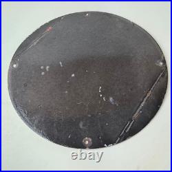 Vintage Wolfs Head Motor Oil Porcelain Sign Gas Pump Station Pennsylvania Sign