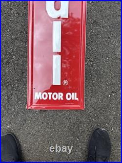 Vintage advertising sign for Kendall Motor Oil 70 X 12