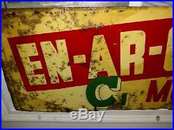 Vintage motor oil sign