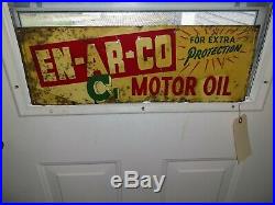 Vintage motor oil sign
