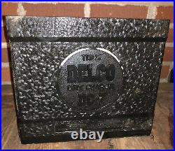 Vtg 40s 50s DELCO REMY GM GENERAL MOTORS Dry Charge Battery DC-7 Box Gas & Oil