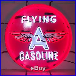 Wholesale lot 5 neon sign Chevron Musgo Motor oil Gas gasoline Polly Flying A
