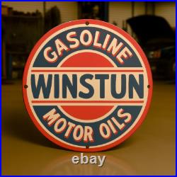 Winstun Gasoline Motor Oil Heavy Metal Sign XL 19.7 (50 cm) Winstun Gasoline Motor Oil Heavy Metal Sign XL 19.7 (50 cm)