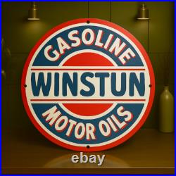 Winstun Gasoline Motor Oil Heavy Metal Sign XL 19.7 (50 cm) Winstun Gasoline Motor Oil Heavy Metal Sign XL 19.7 (50 cm)