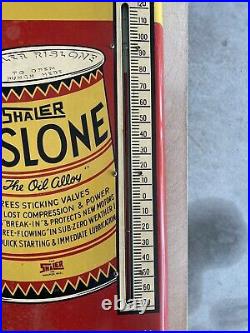 Wont last long! Rislone Motor Oil Advertising Thermometer! Gas And Oil