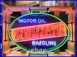 Zephyr Neon Sign / Motor Oil Neon Signs / Gasoline Neon Sign / Man Cave / Garage